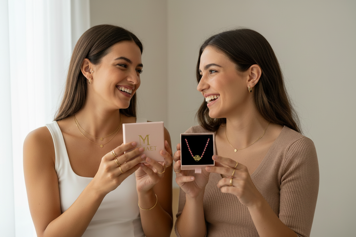 Chicas con collar te quiero mamá Mimaet